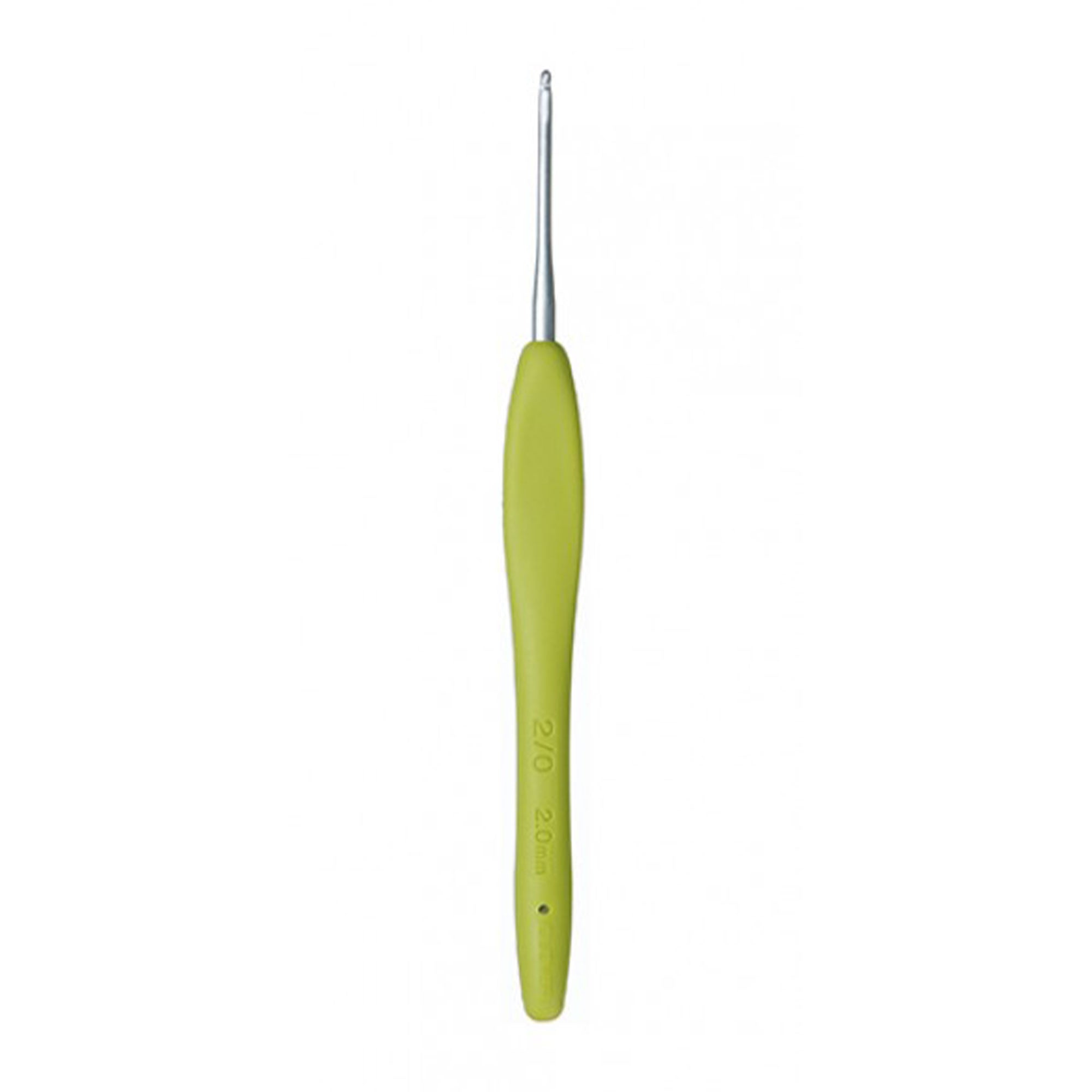 Clover Amour Crochet Hooks- Aluminum Needles - Size B (2.25mm) Green - Zoom Image