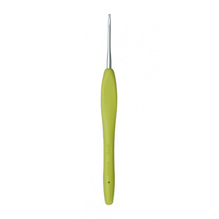 Clover Amour Crochet Hooks- Aluminum Needles - Size B (2.25mm) Green - Zoom Image