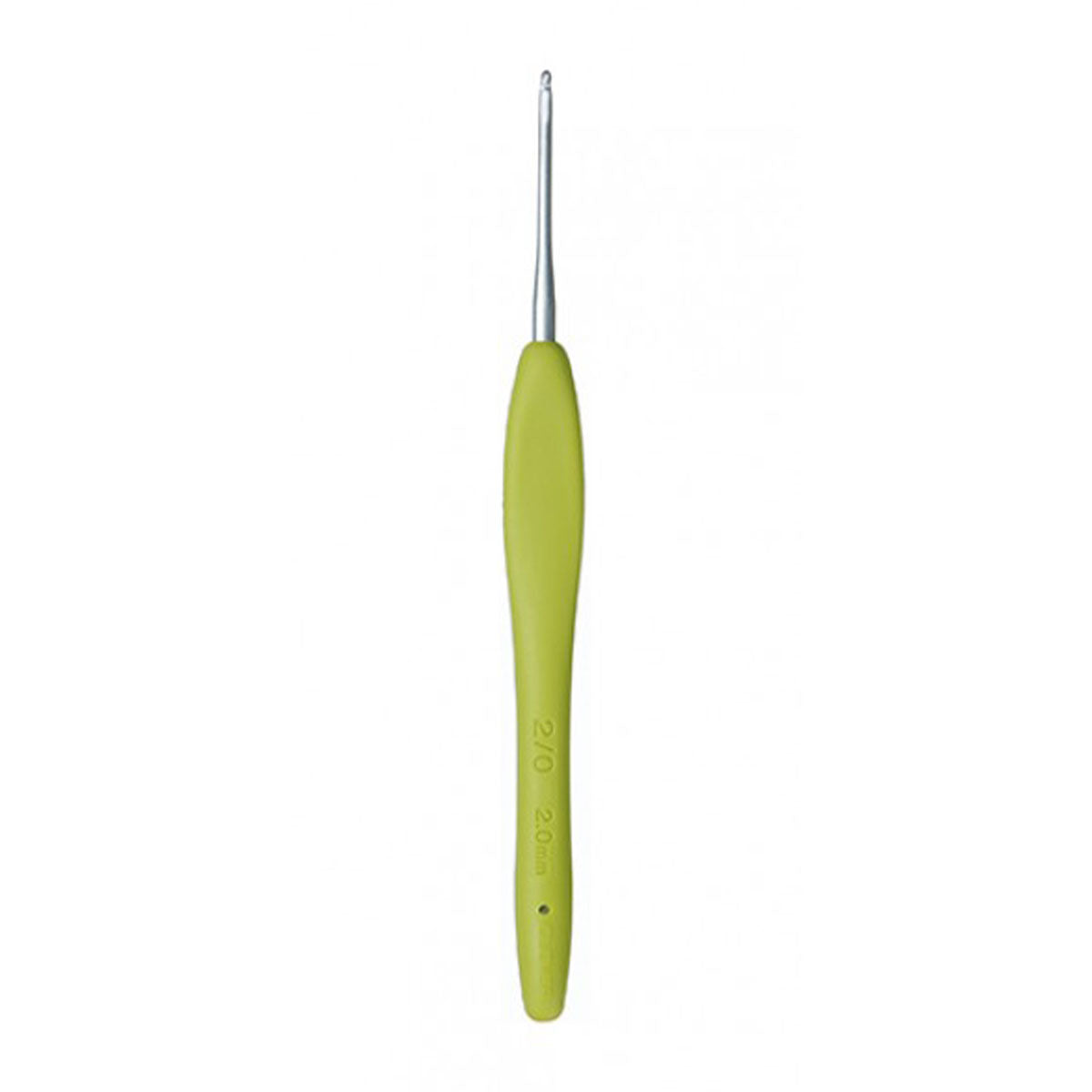 Clover Amour Crochet Hooks- Aluminum Needles - Size B (2.25mm) Green - Extra Image