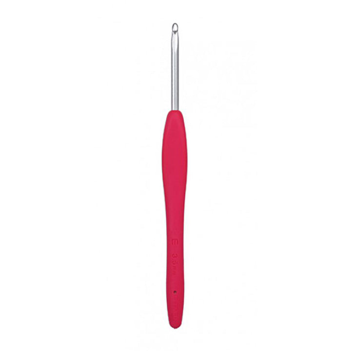Clover Amour Crochet Hooks- Aluminum Needles - Size F (3.75mm) Pink - Zoom Image