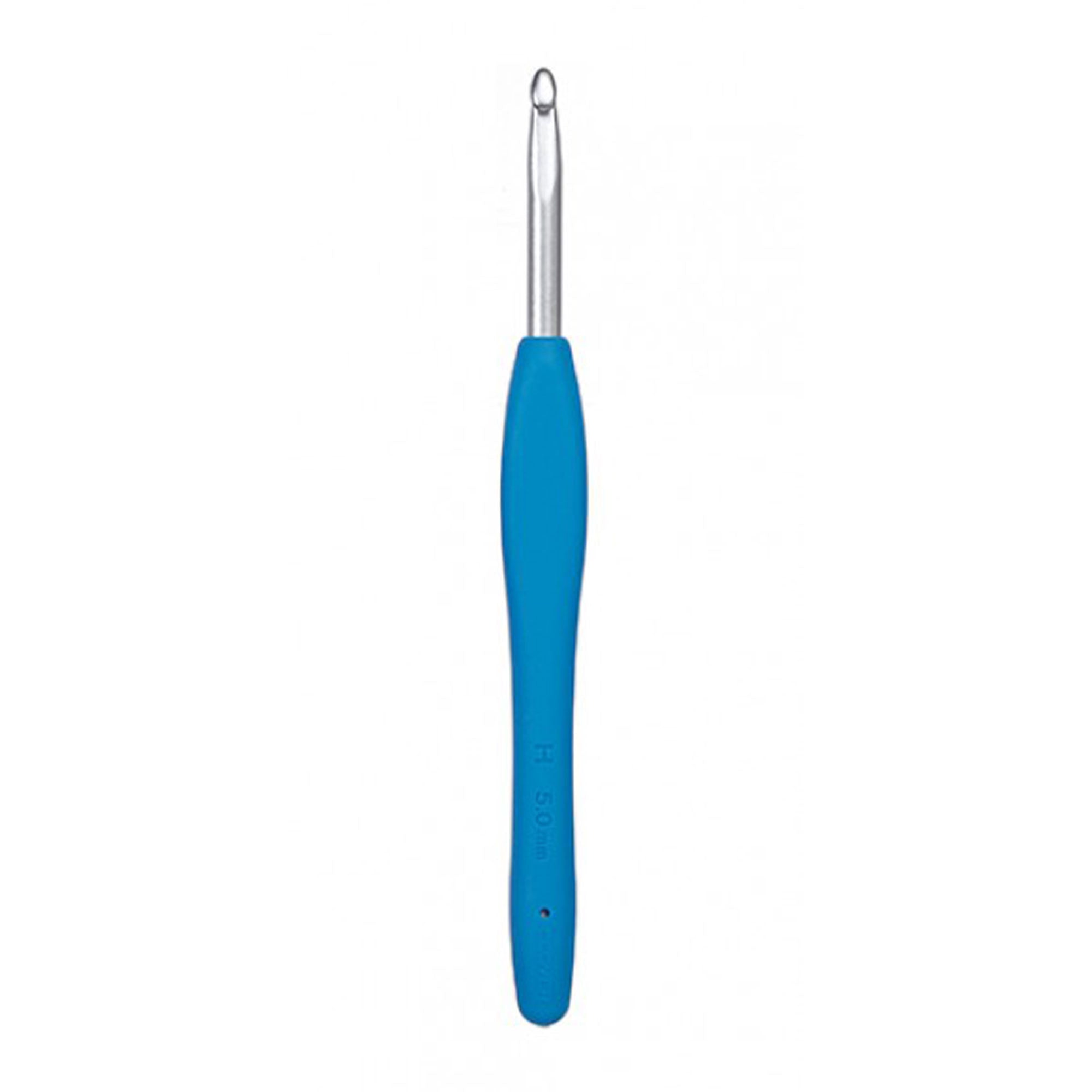 Clover Amour Crochet Hooks- Aluminum Needles - Size H (5.0mm) Blue - Zoom Image