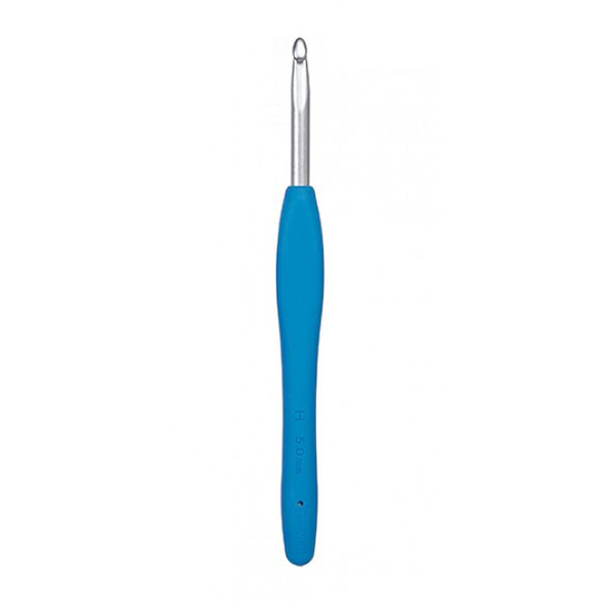 Clover Amour Crochet Hooks- Aluminum Needles - Size H (5.0mm) Blue - Extra Image