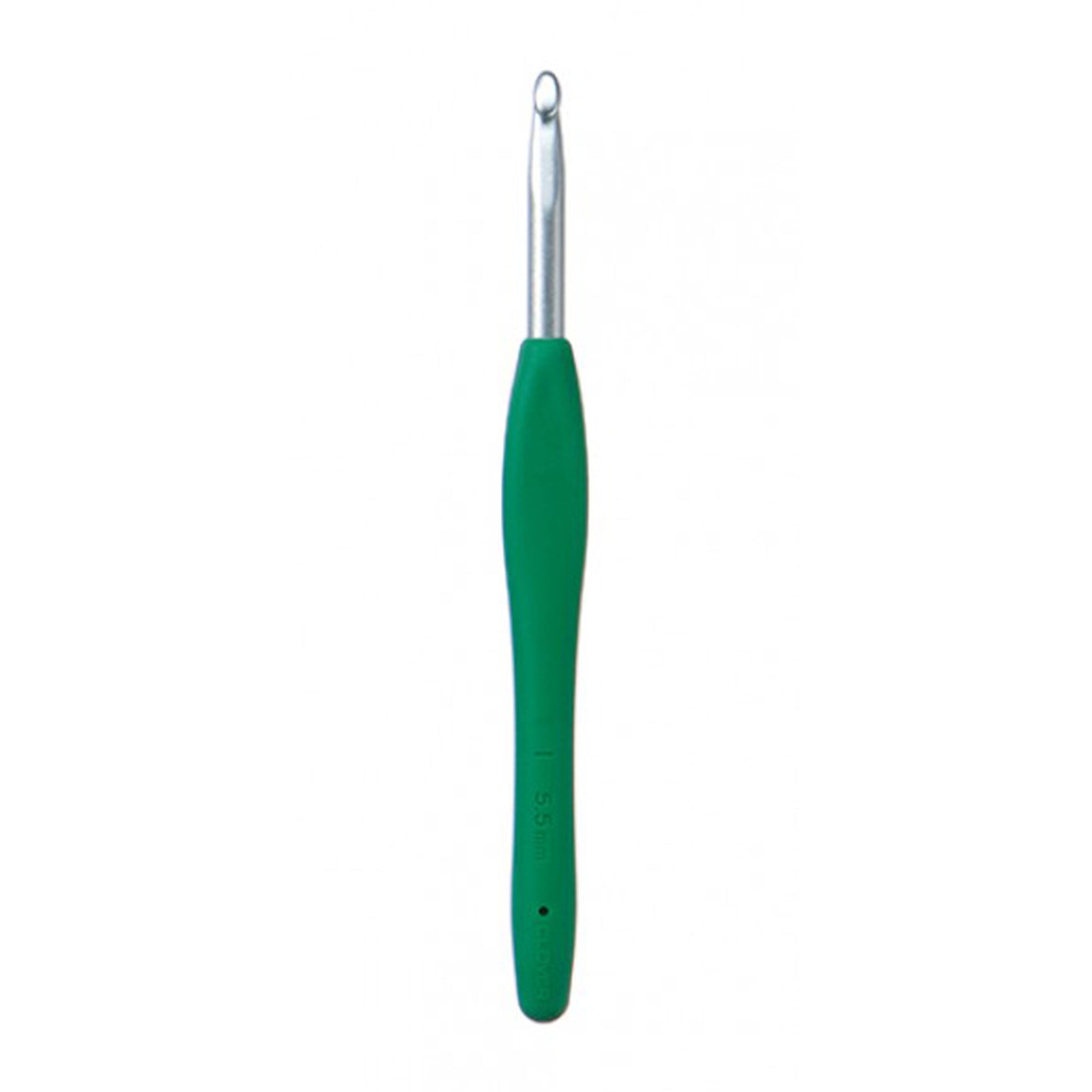Clover Amour Crochet Hooks- Aluminum Needles - Size I (5.5mm) Green - Zoom Image