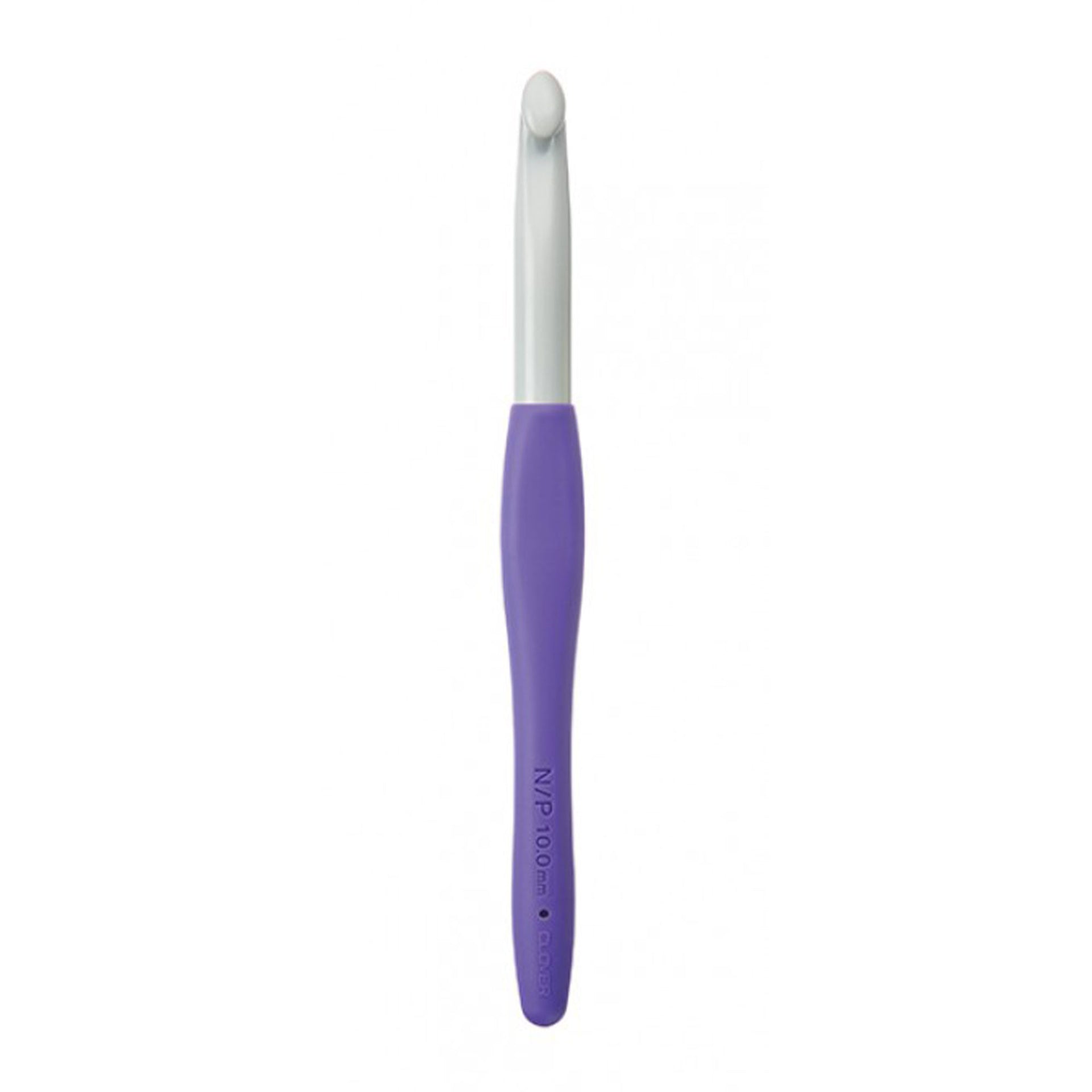 Clover Amour Crochet Hooks- Aluminum Needles - Size N/P (10.0mm) Purple - Zoom Image
