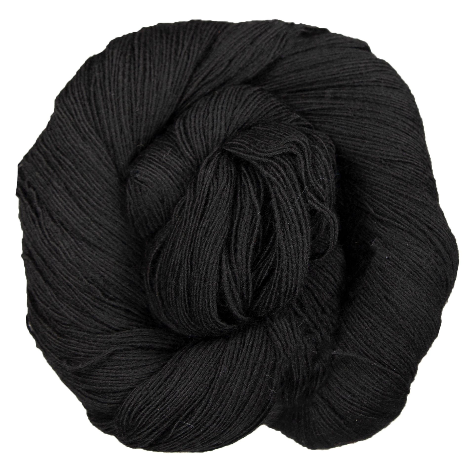 Malabrigo Lace Yarn - 195 Black - Zoom Image

