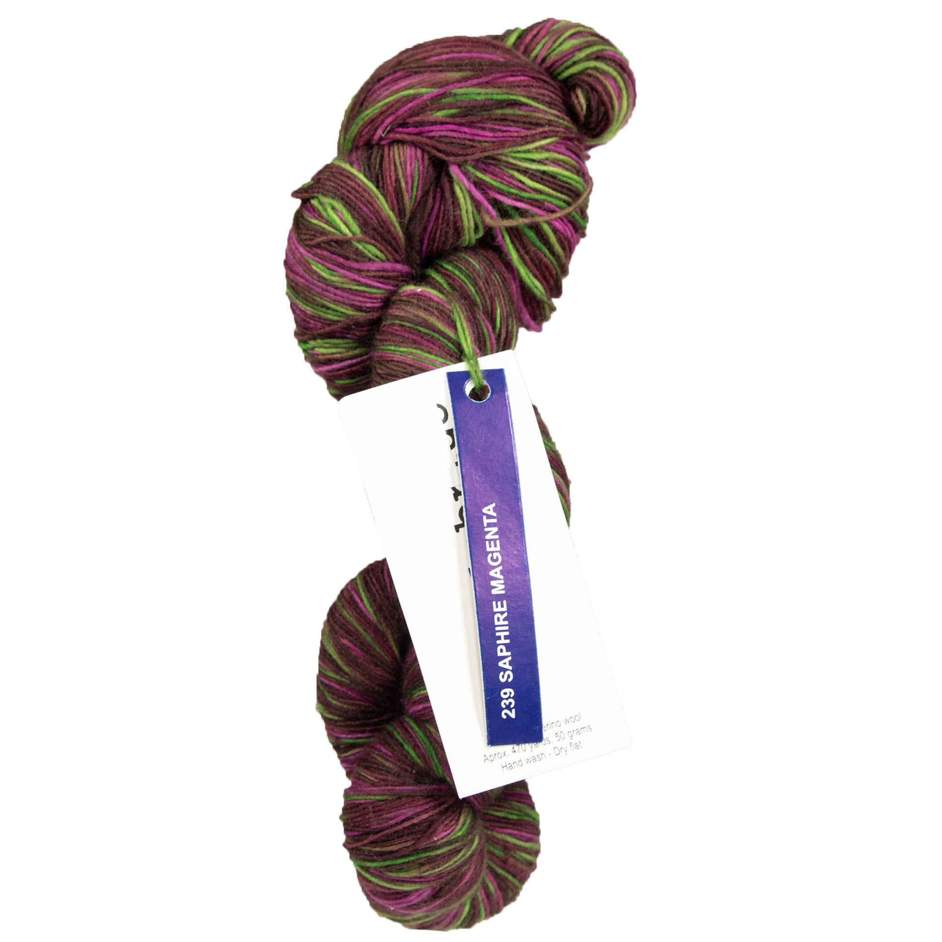 Malabrigo Lace Yarn - 239 Sapphire Magenta - Zoom Image
