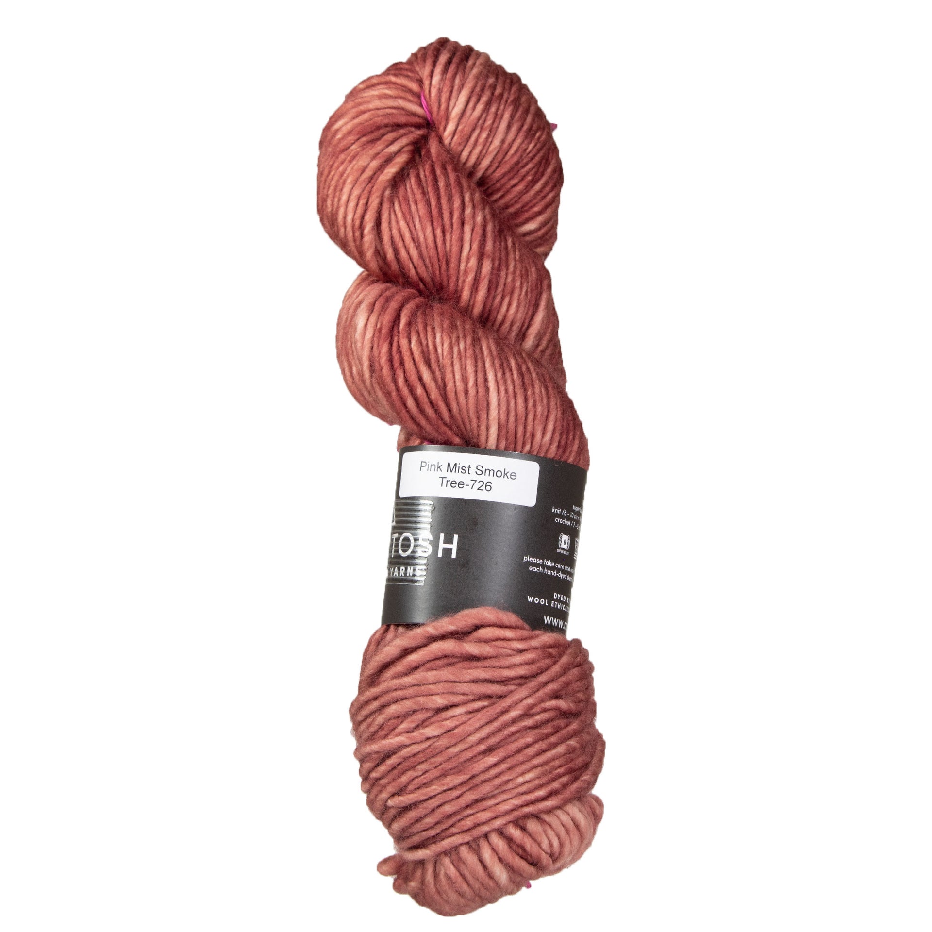 Madelinetosh A.S.A.P. Yarn - Pink Mist Smoke Tree - Zoom Image

