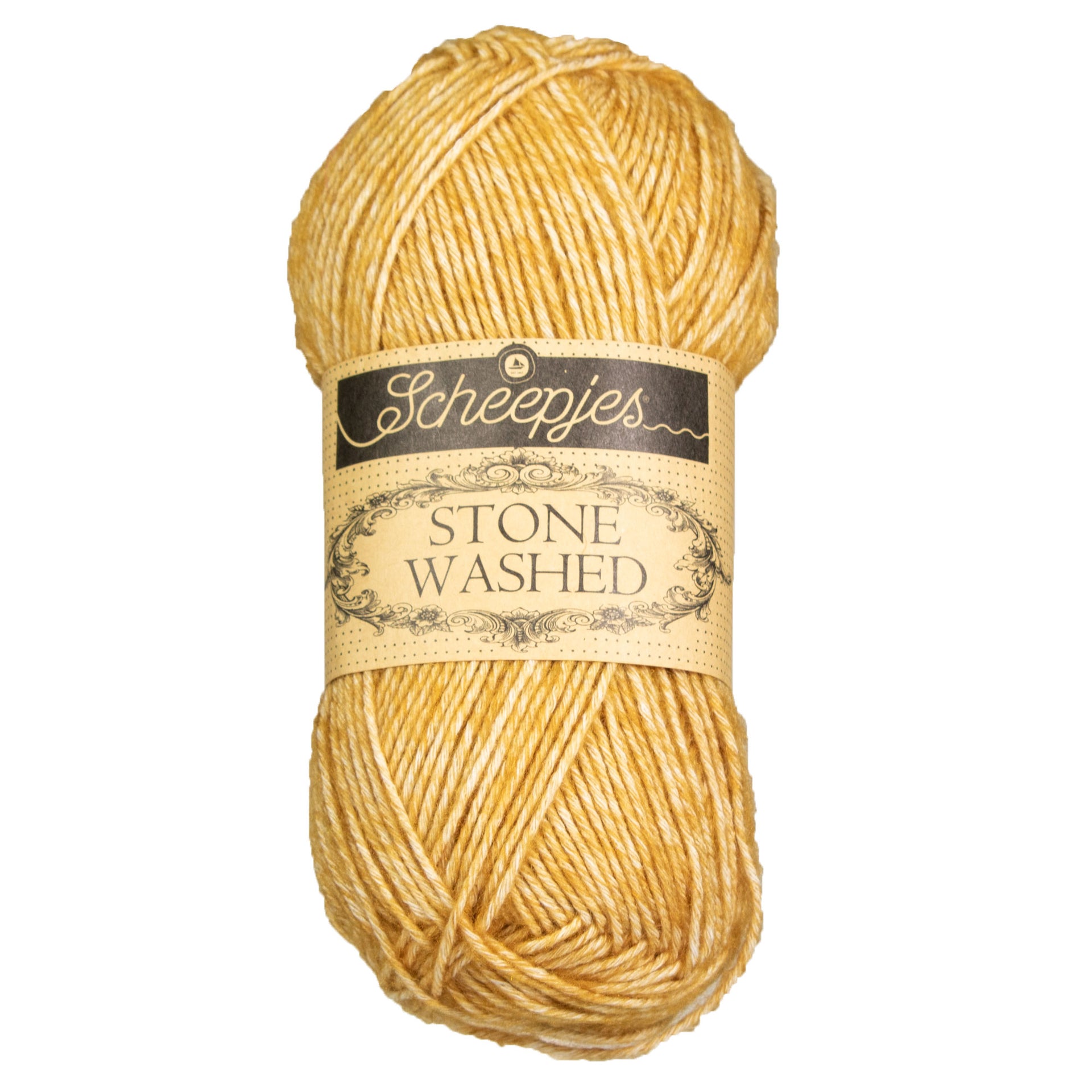 Scheepjes Stone Washed Yarn - 809 Yellow Jasper - Zoom Image
