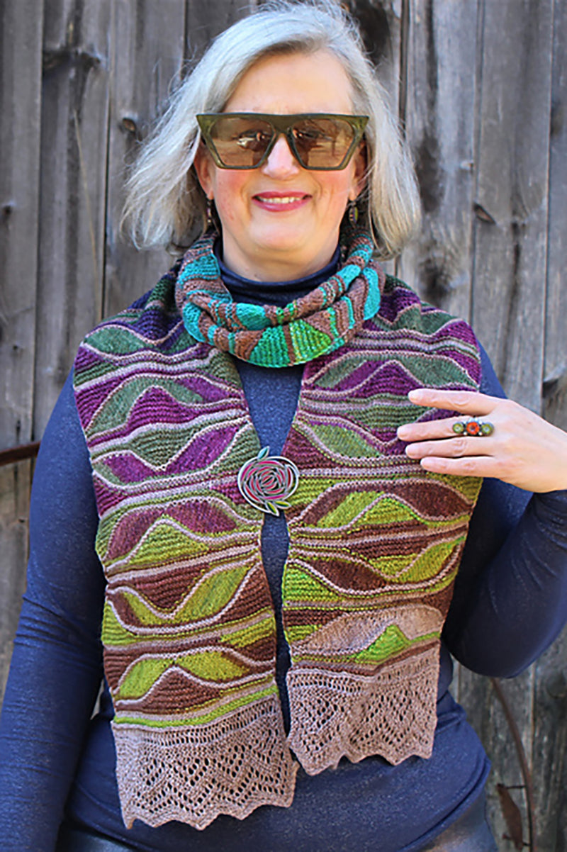 MarinJa Knits Patterns - X-Wing Scarf - PDF Download - Extra Image

