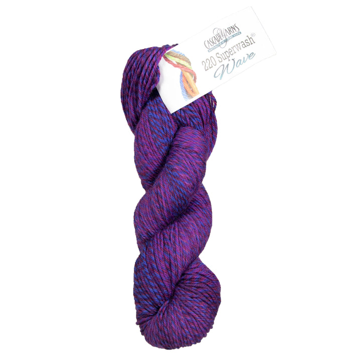 Cascade Yarns 220 Superwash Wave Yarn - 118 Petunia - Zoom Image