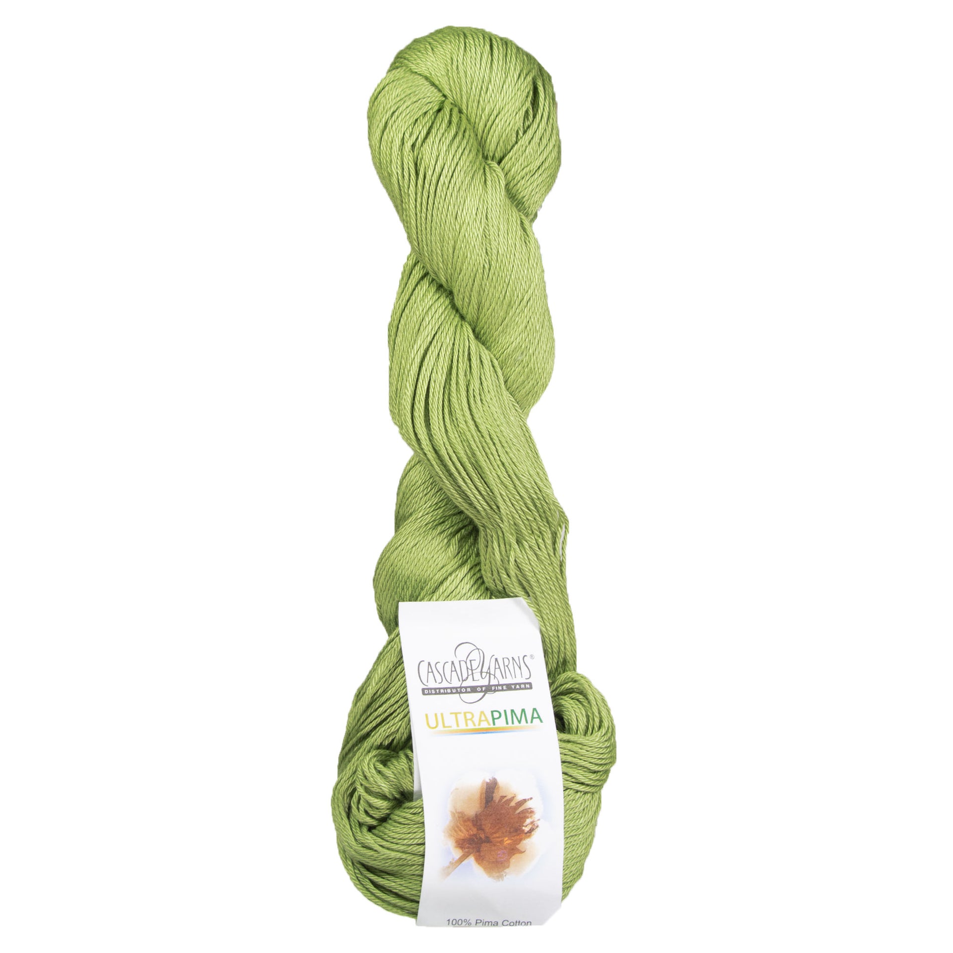 Cascade Yarns Ultra Pima Yarn - 3851 Leaf Green - Zoom Image
