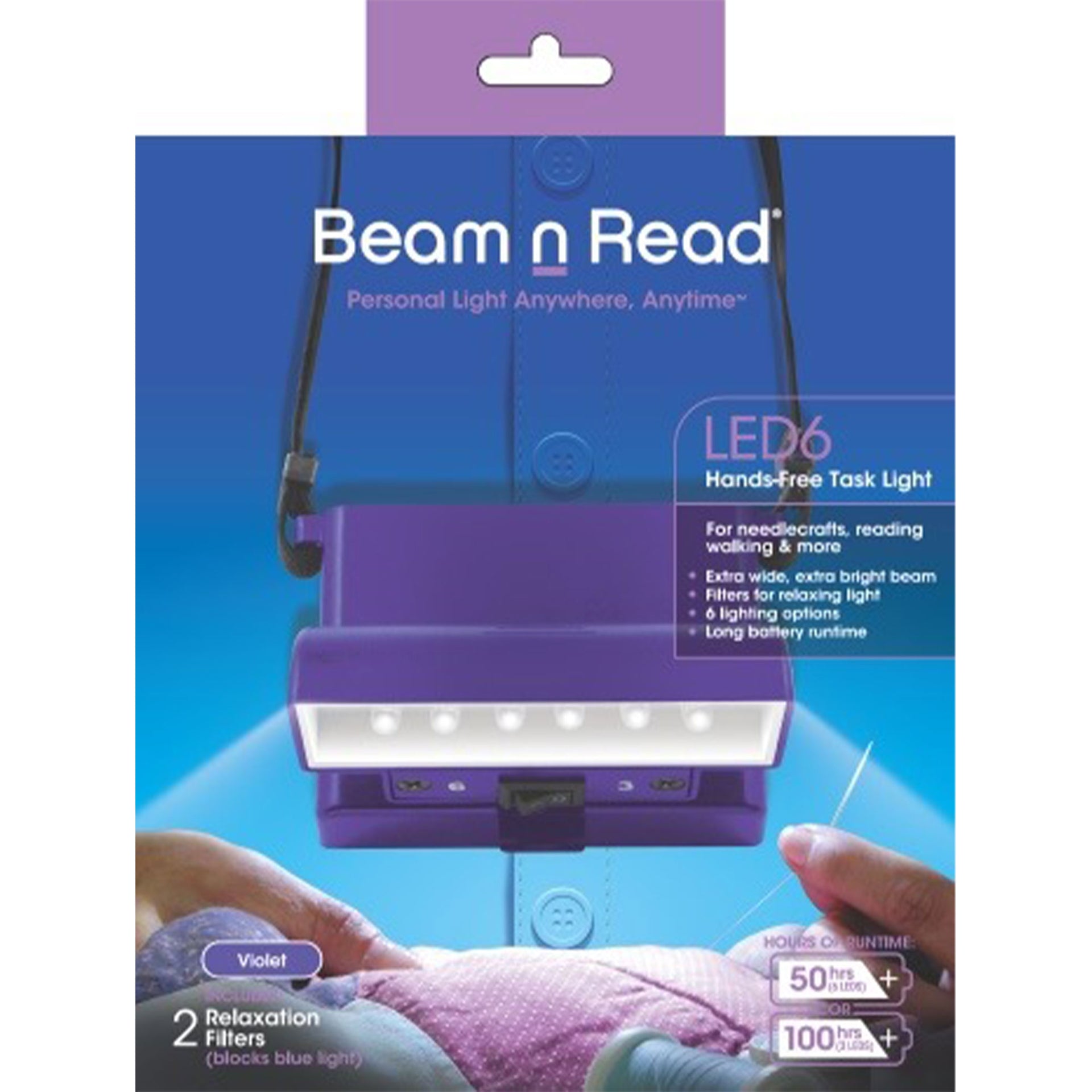 Beam N' Read Lights - LED 6 - Violet - Zoom Image
