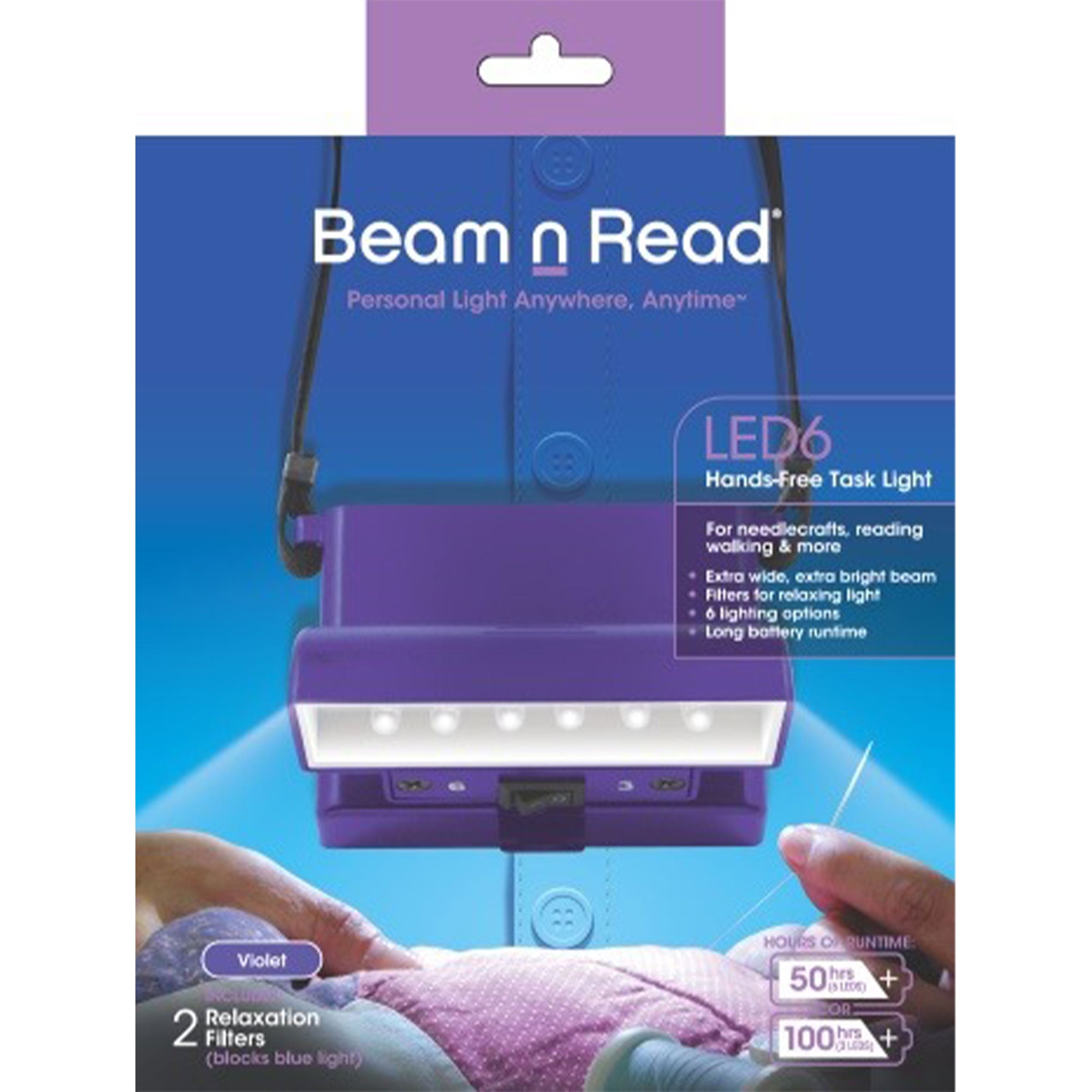 Beam N' Read Lights - LED 6 - Violet - Zoom Image