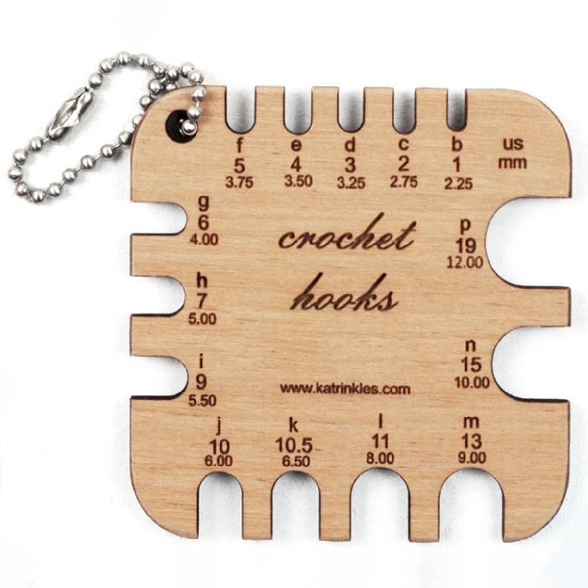 Katrinkles Mini Tools - Crochet Hooks Gauge - Extra Image

