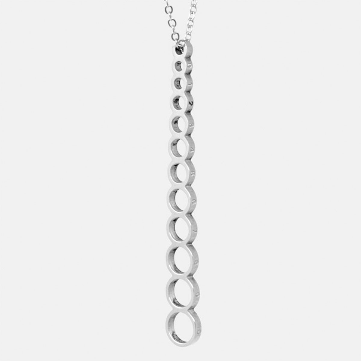 ILOVEHANDLES Knitting Necklace Needle Sizer - Stainless Steel - Extra Image
