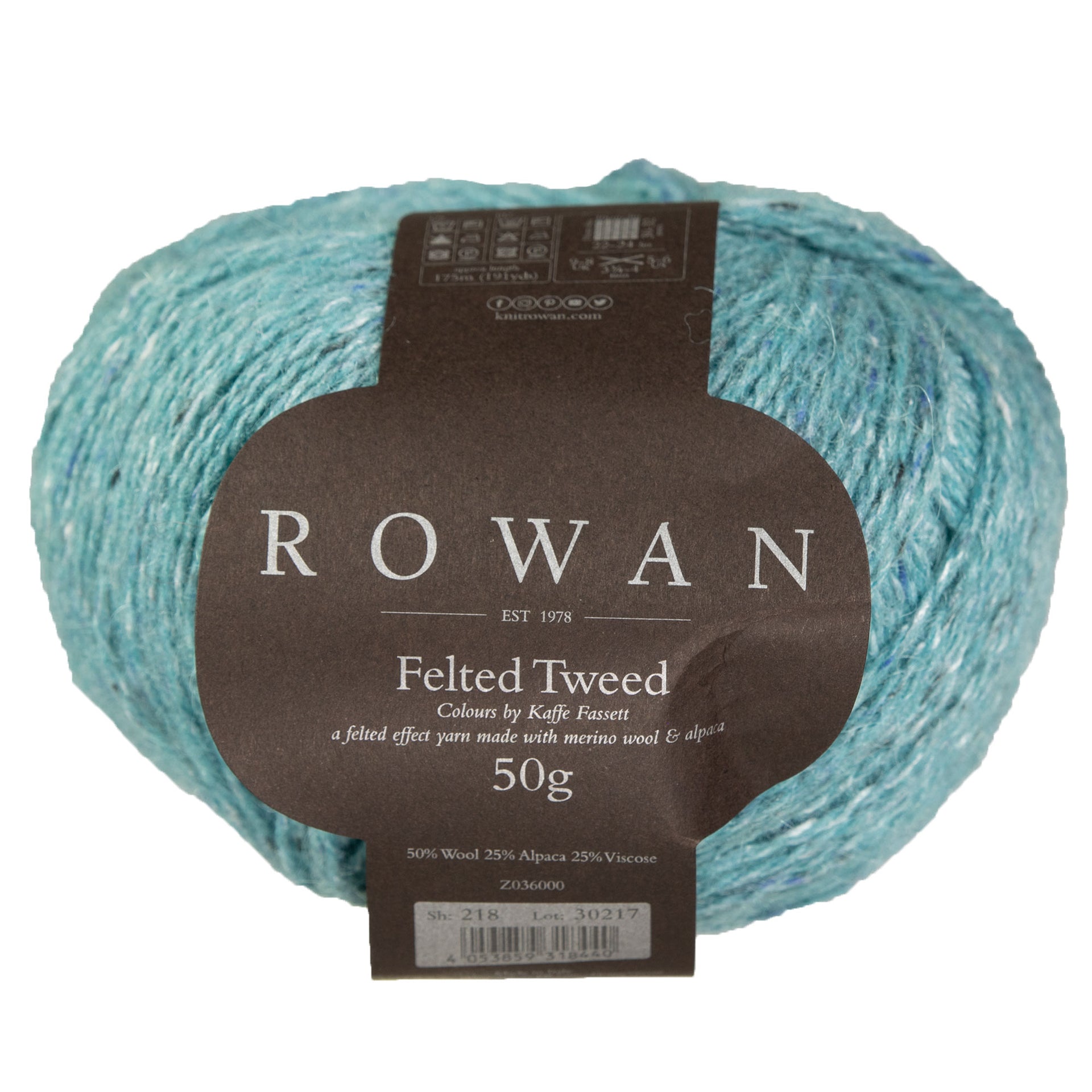 Rowan Felted Tweed Yarn - 218 Fjord- Kaffe Fassett Colours - Zoom Image
