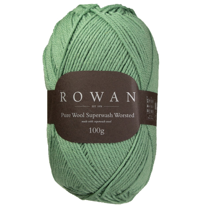 Rowan Pure Wool Superwash Worsted Yarn - 199 Sage - Zoom Image