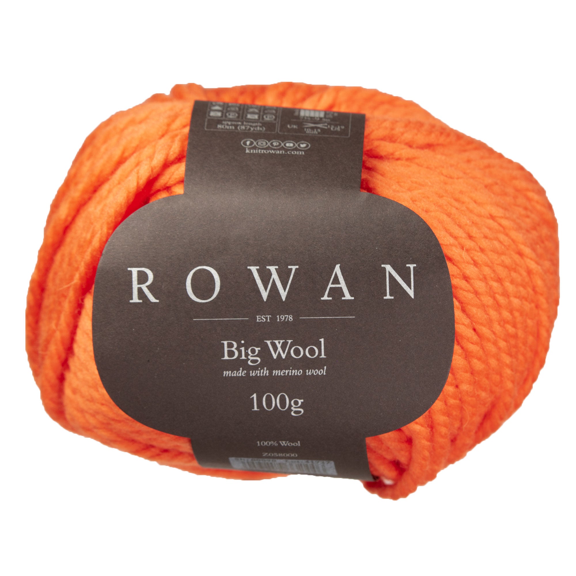 Rowan Big Wool Yarn - 90 Pumpkin - Zoom Image