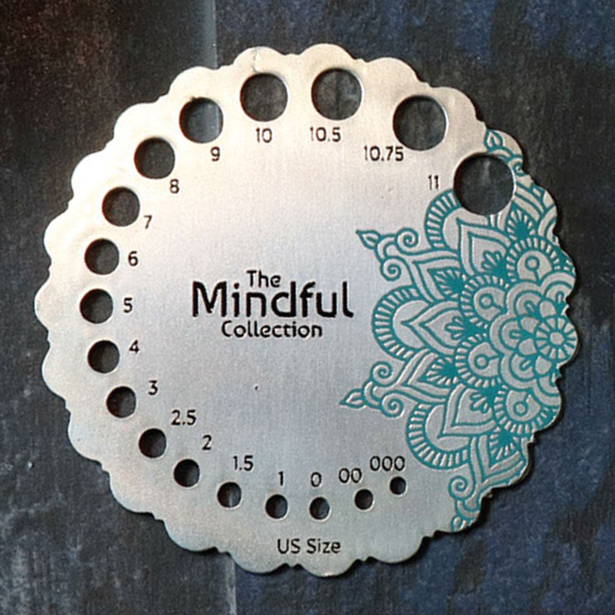 KnitPro Mindful Collection Accessories - Mindful Sterling Needle Sizer - Extra Image
