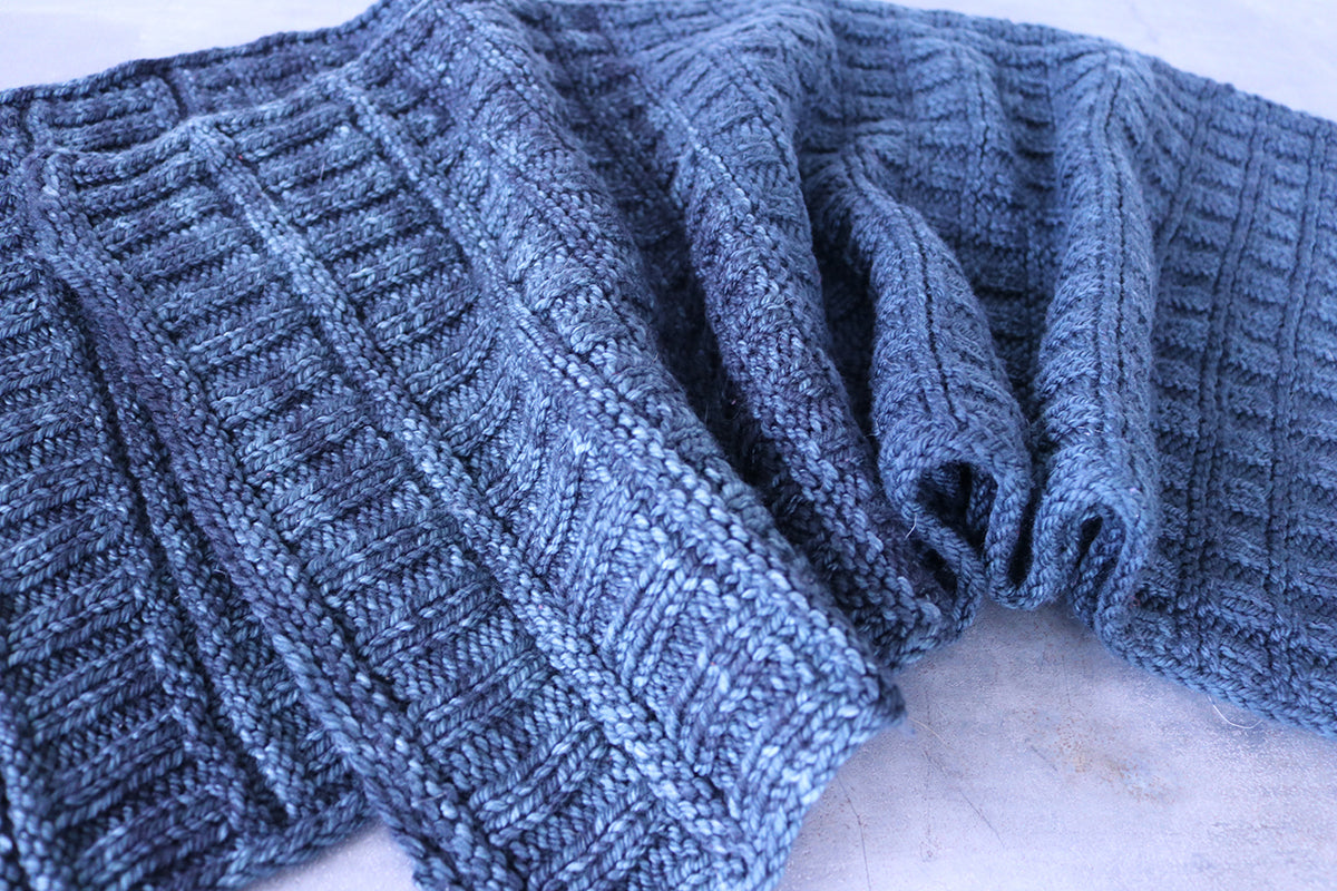 Madelinetosh Tosh Patterns - Texture Scarf - PDF Download - Extra Image