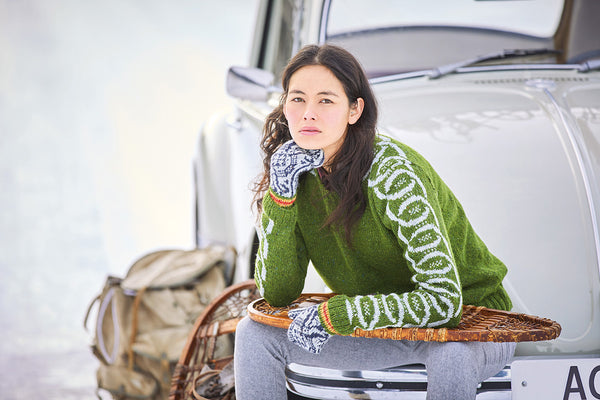 ENEU エヌー   button cashwool knit Cable Nell Turtleneck | Jenni Kayne