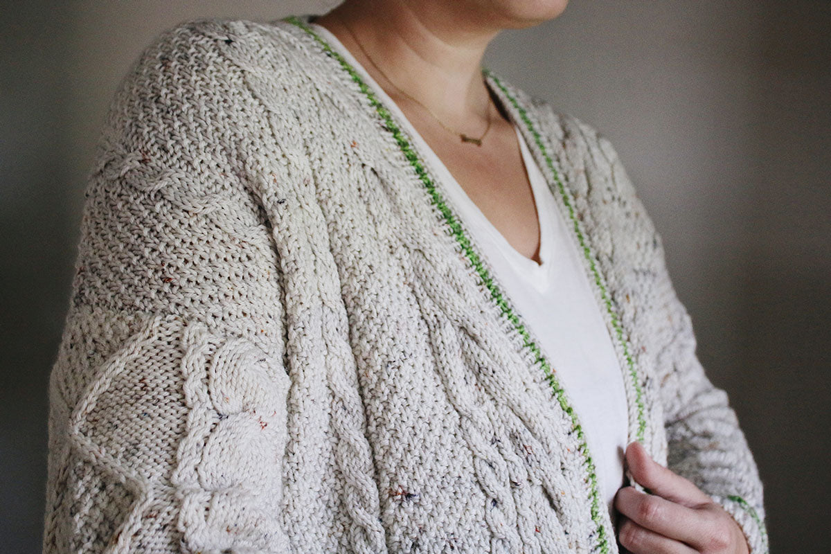 Madelinetosh Tosh Patterns - Folklore Cardigan - PDF Download - Extra Image