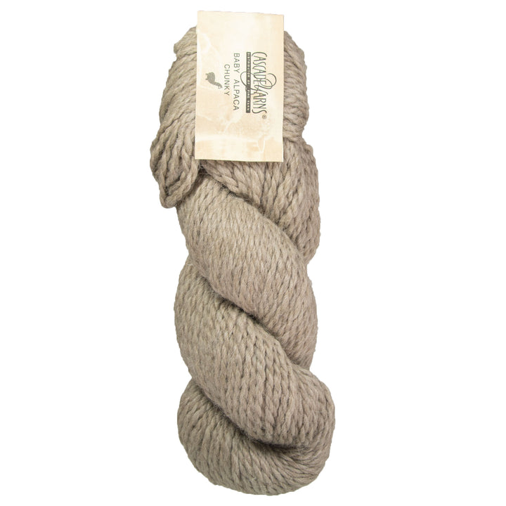 Cascade Yarns Baby Alpaca Chunky Yarn - 670 Doeskin Heather - Zoom Image