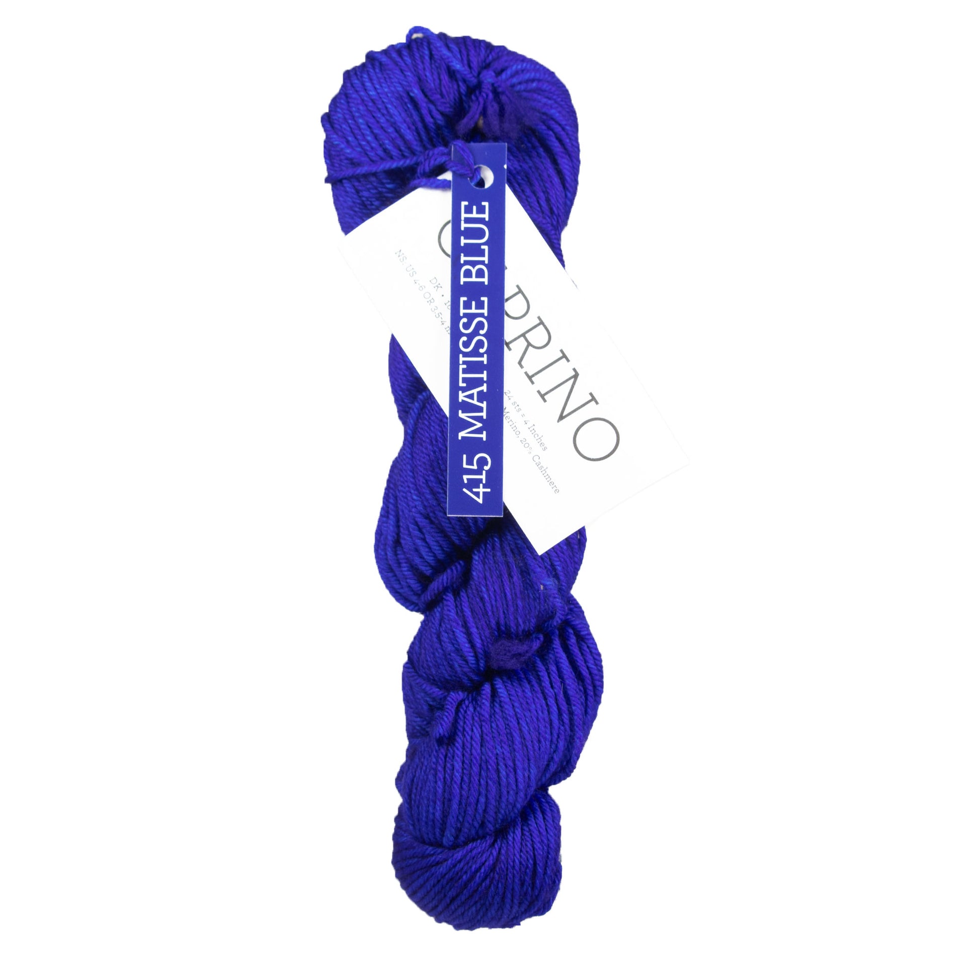 Malabrigo Caprino Yarn - 415 Mattise Blue - Zoom Image
