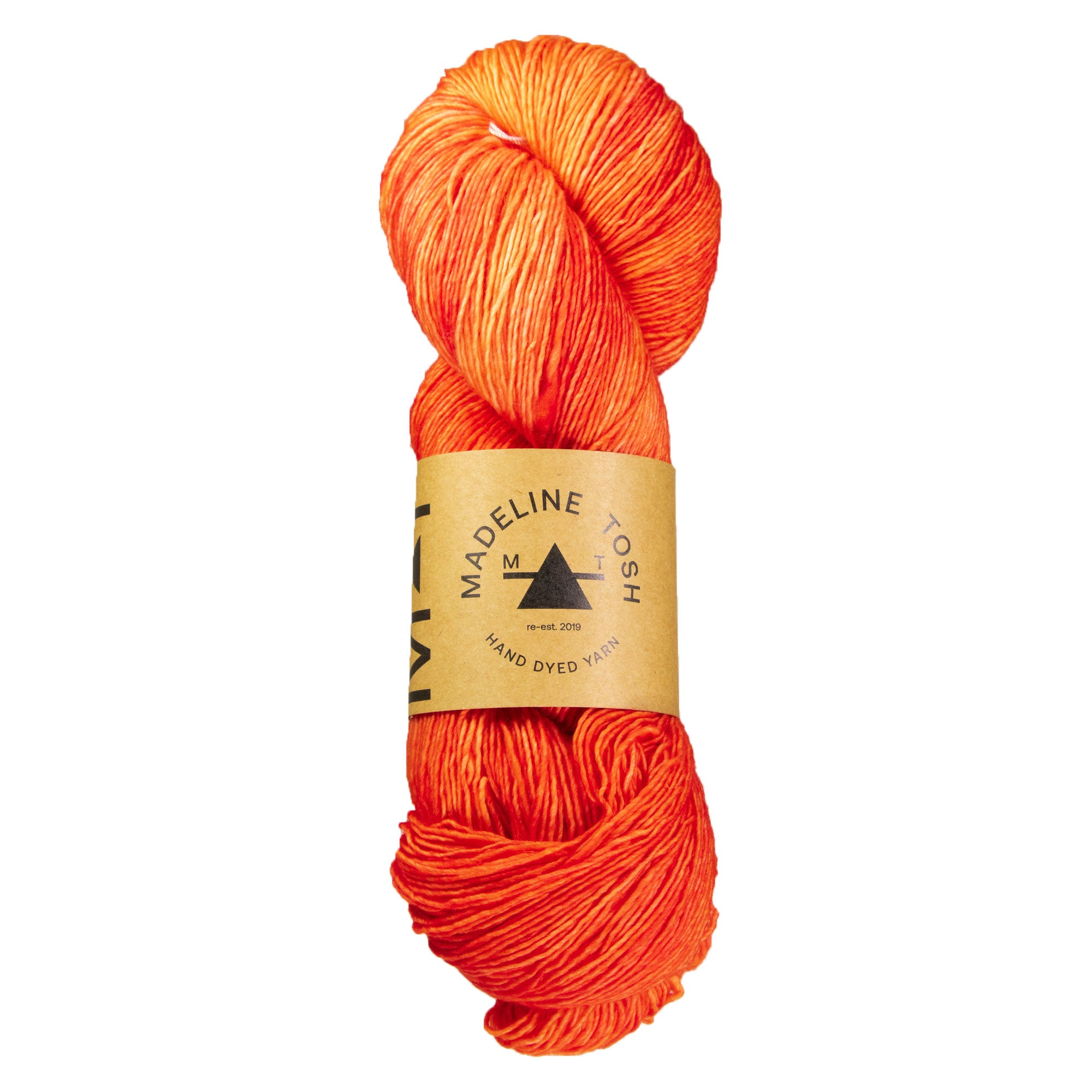 Madelinetosh Tosh Merino Light Yarn - GG Loves Orange - Zoom Image