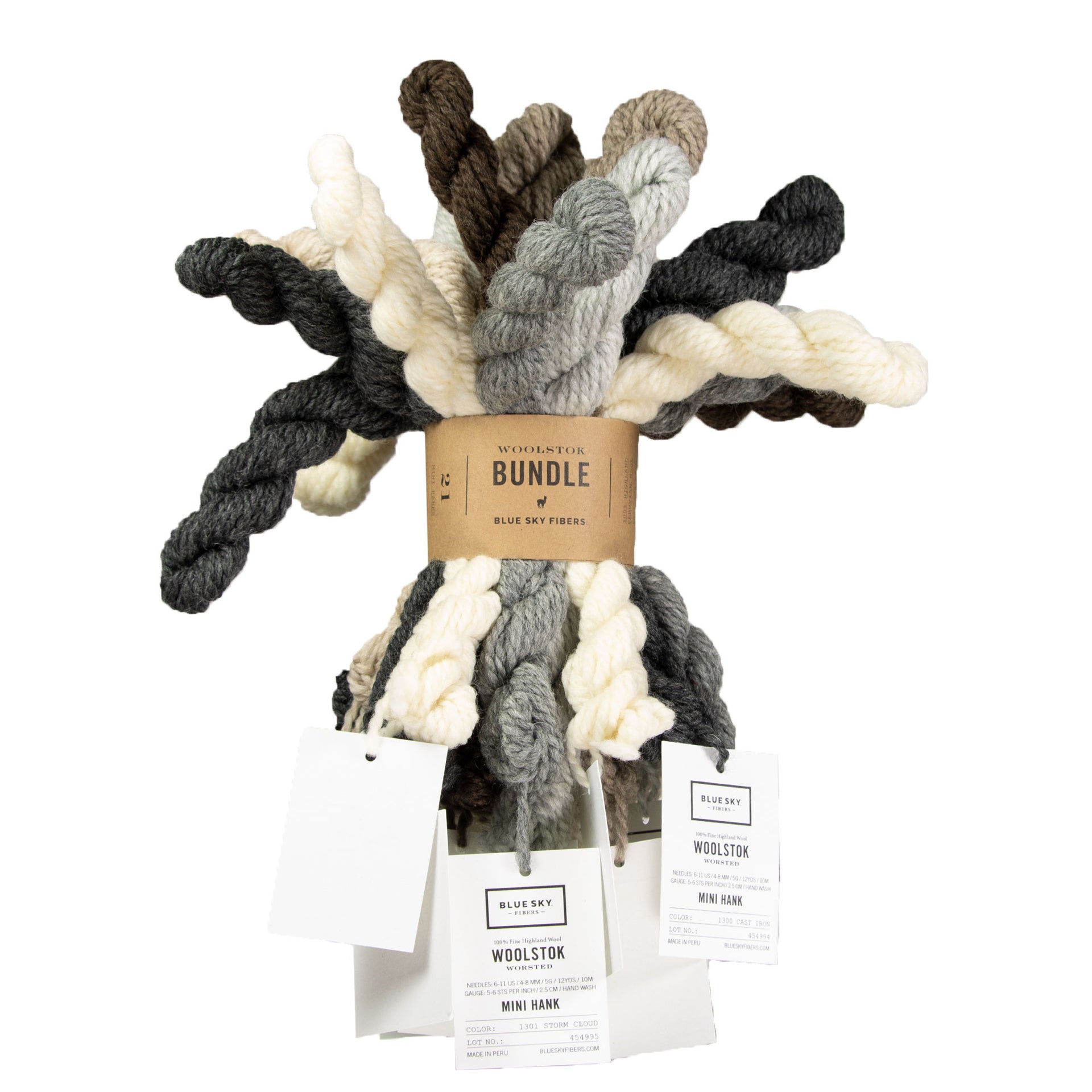Blue Sky Fibers Woolstok Bundles Yarn - Neutral - Zoom Image
