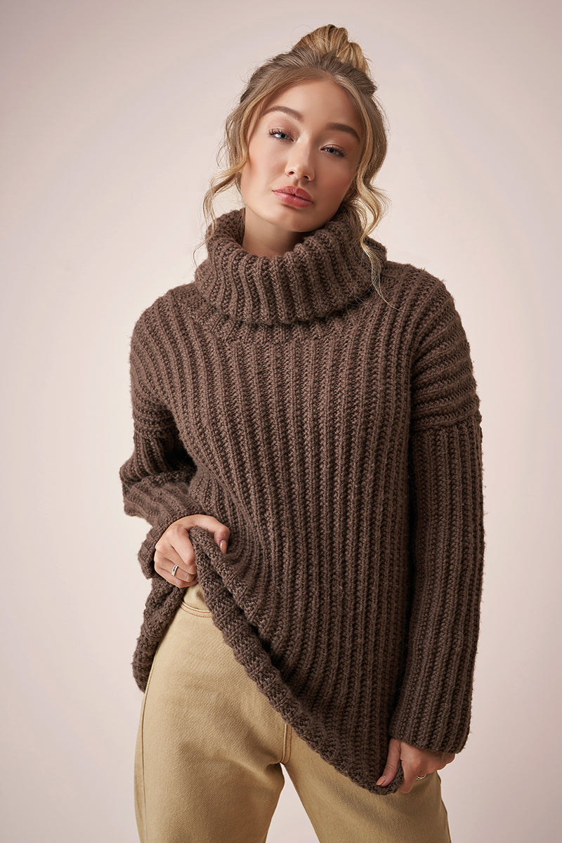 Rowan MODE at Rowan - Soft Boucle & Merino Aria Patterns - Sweater - PDF Download - Extra Image
