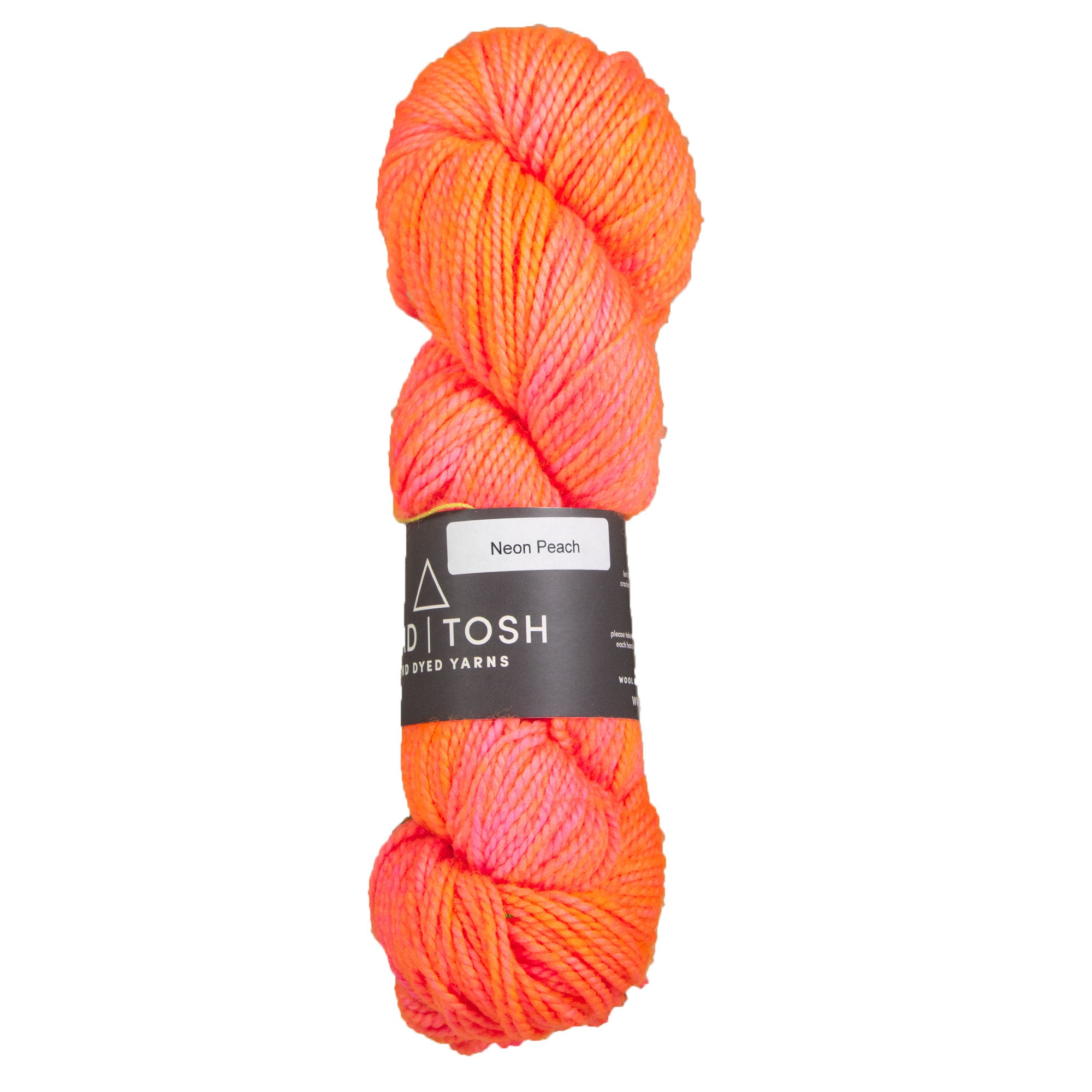 Madelinetosh Farm Twist Yarn - Neon Peach - Zoom Image