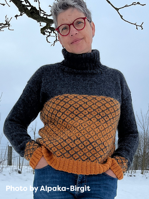 Yarn Citizen Stone Sugar Sweater Kit - Ash/Honeycomb
