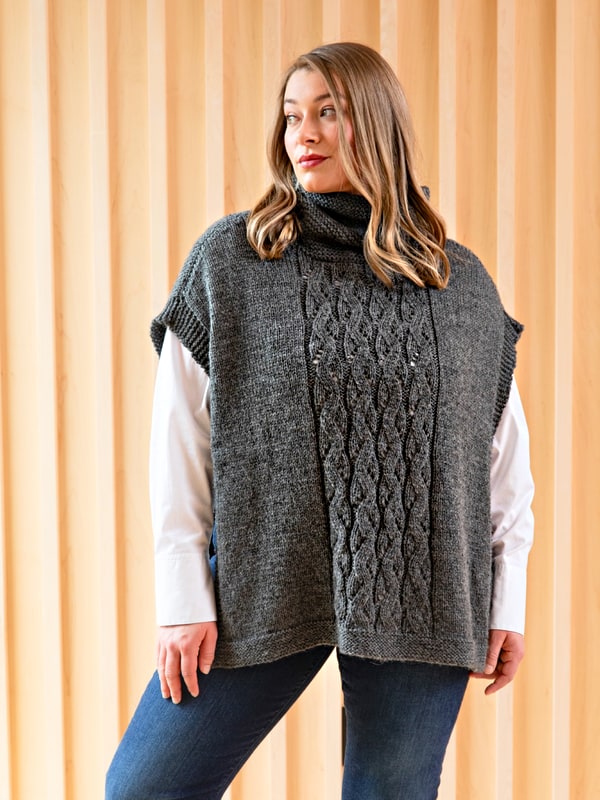 Berroco Mercado Patterns - Ashmont Poncho - Free PDF Download
