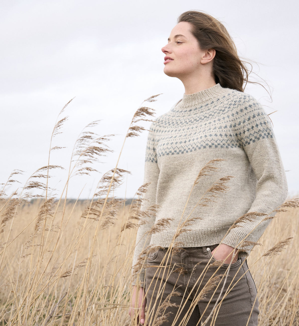 Bramble & Fleece Patterns - Bramble & Fleece Sheepsoft DK Balsam Sweater - PDF Download
