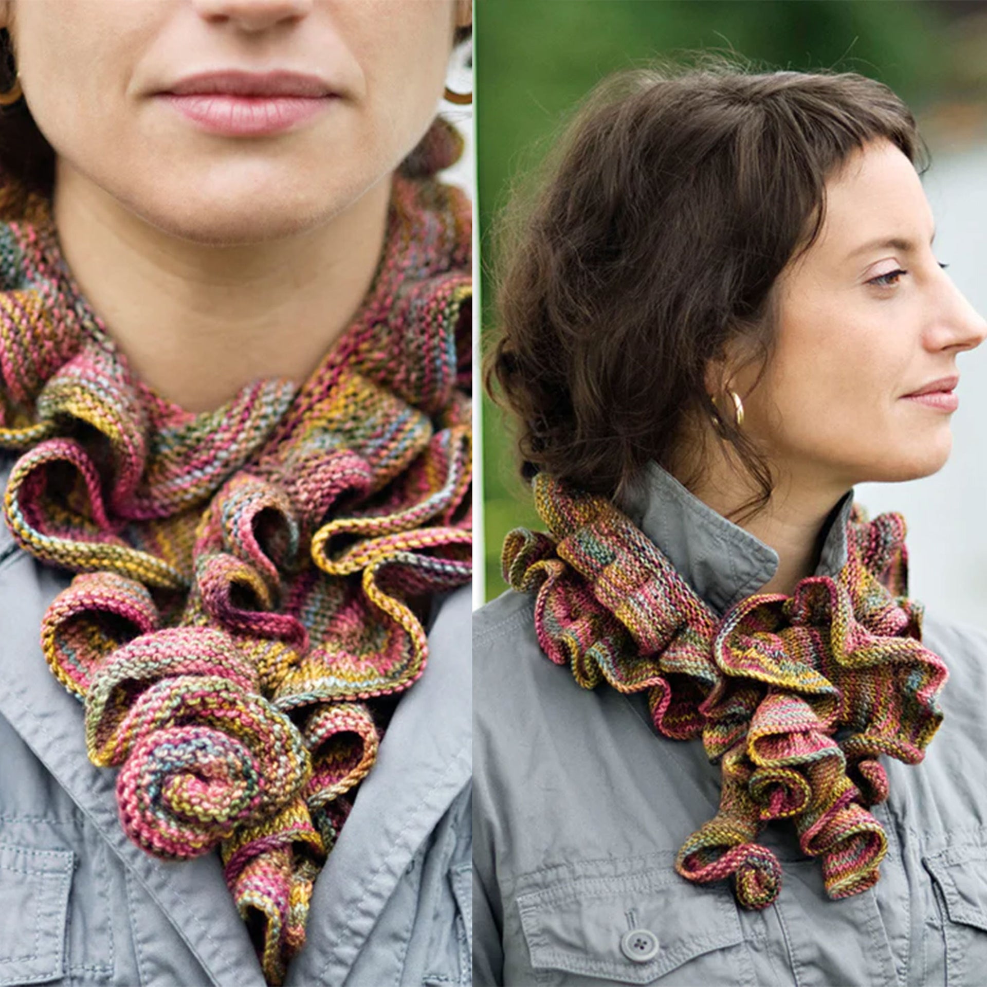Churchmouse Classics Patterns - Barb's Koigu Ruffle
