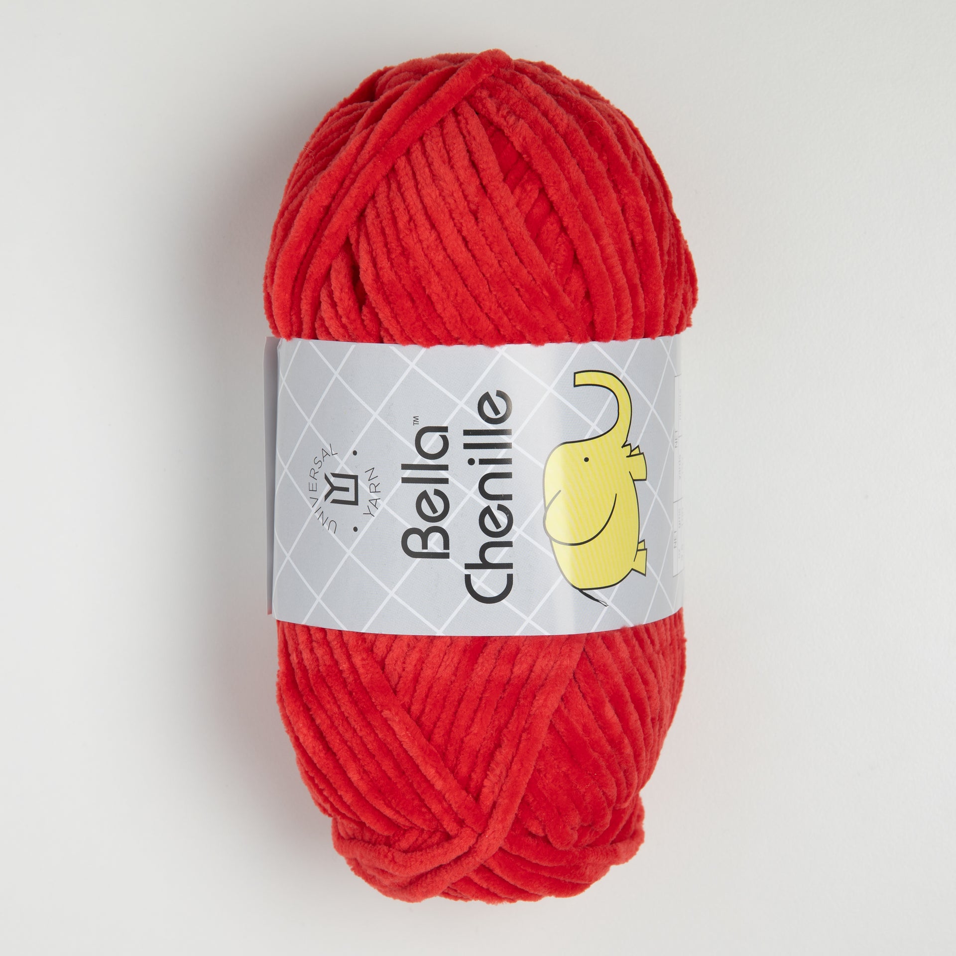 Universal Yarn Bella Chenille Yarn - 117 Apple Red
