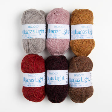 Berroco Lanas Light Mini Color Packs Yarn - 4 Warm Sunset
