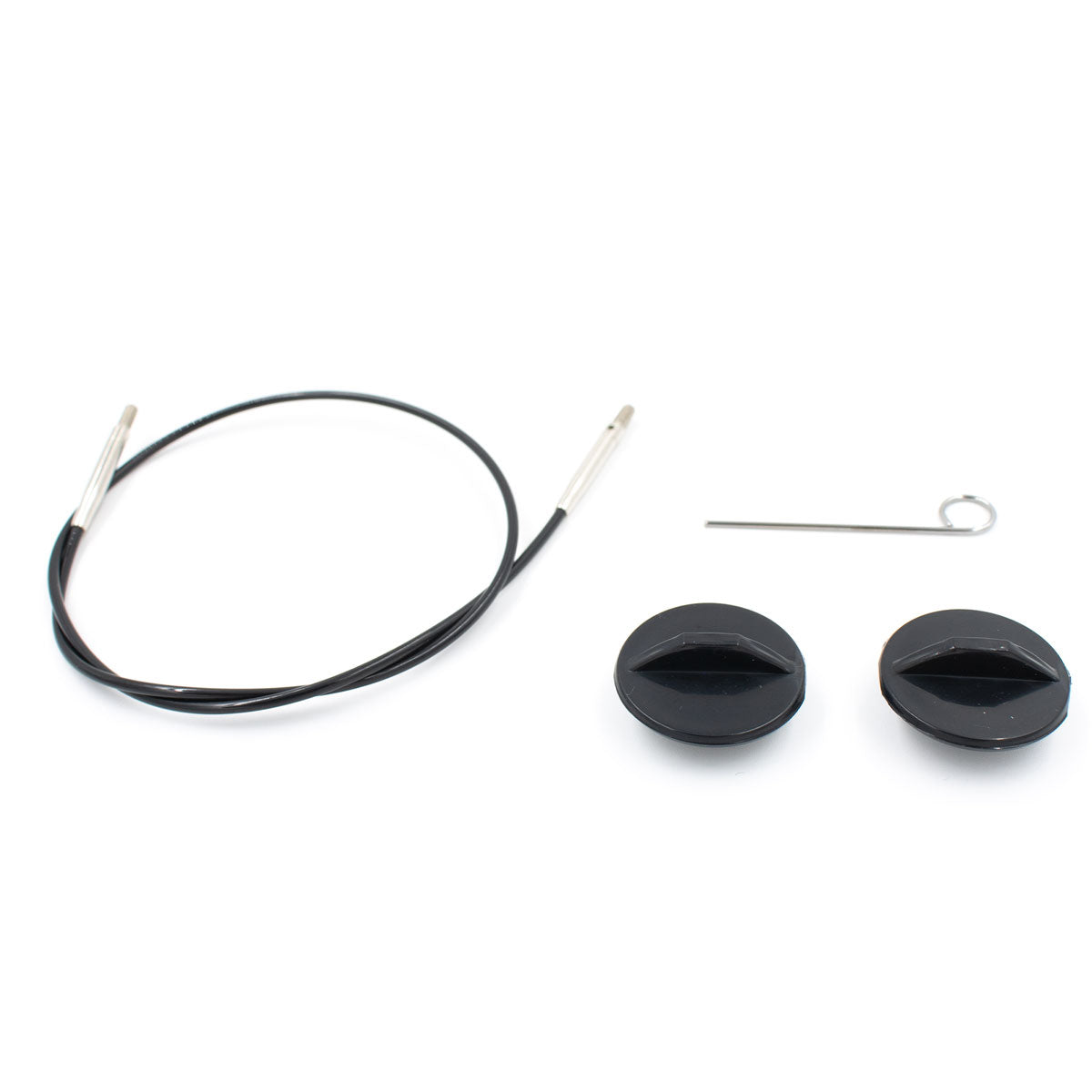LYKKE Crafts Interchangeable Needle Cords - Black - 32"/80 cm [for 5" tips]
