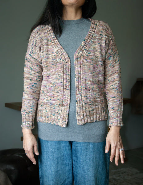 【極美品】Captains Helm daily cardigan WOMEN'S 100% CASHMERE ENGLISH KNIT SHAWL COLLAR CARDIGAN. D