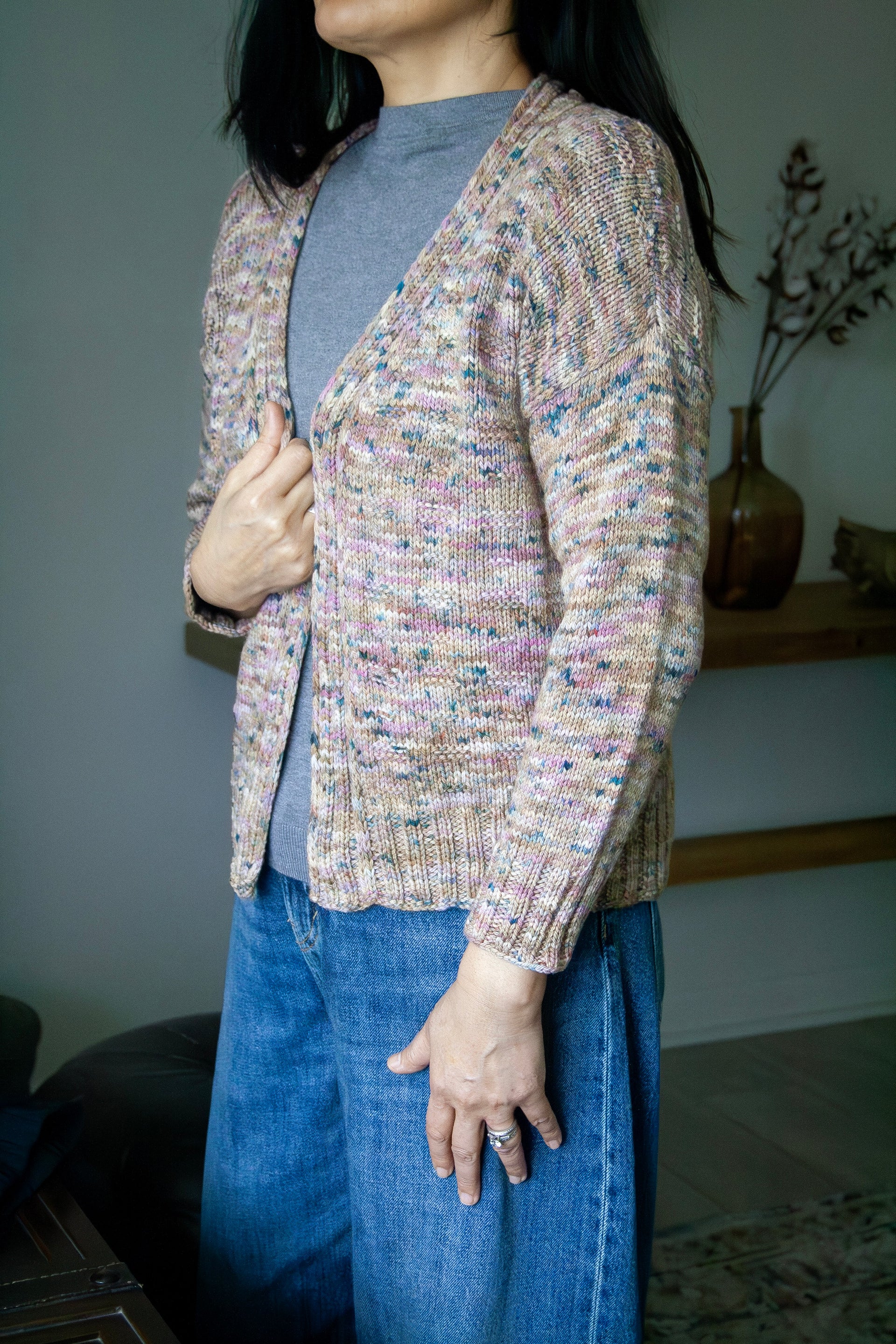 Modern Daily Knitting x Madelinetosh Atlas Kits - Cactus Bloom Cardigan
