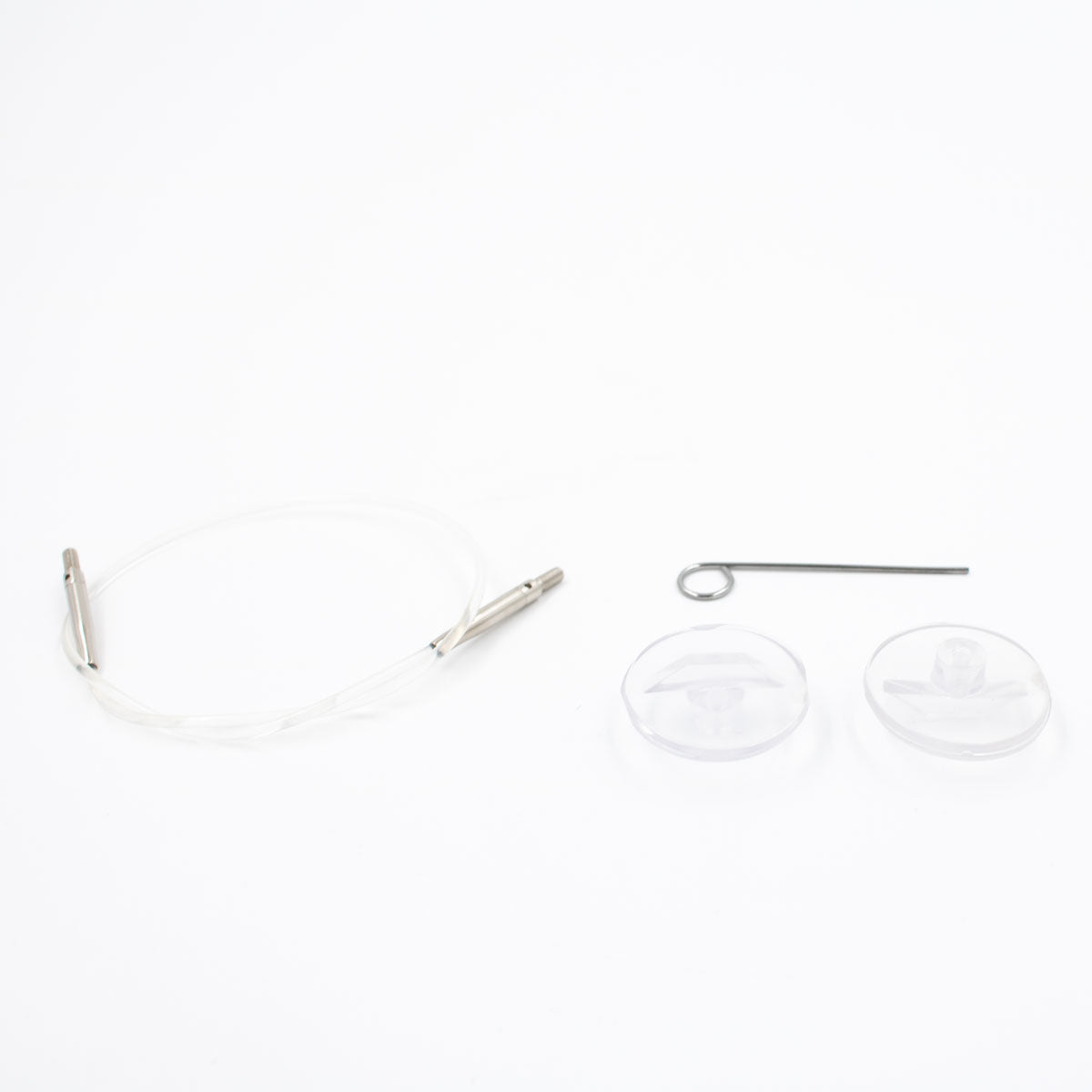 LYKKE Crafts Interchangeable Needle Cords - Clear - 32"/80 cm [for 5" tips]
