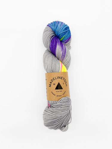 Madelinetosh Tosh Sock Yarn - Cloudy With a Chance of Rainbows