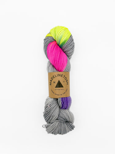 Madelinetosh Woolcycle Sport Yarn - Cloudy With a Chance of Rainbows