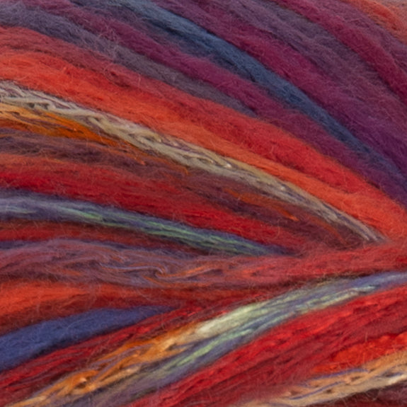 Lana Grossa Cotonella Multi - 101 Dark Red/Blue/Yellow/Orange

