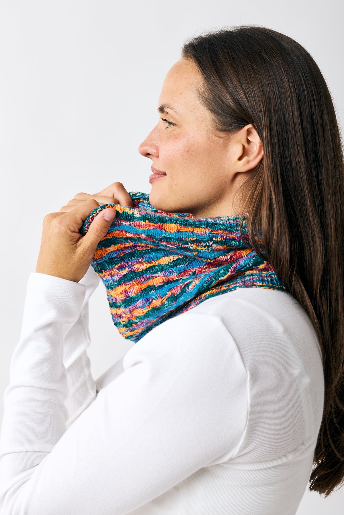 Dream in Color Patterns - Outside the Lines Cowl - PDF Download
