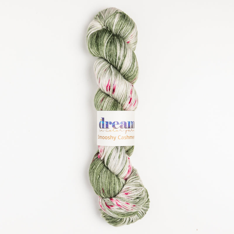 Dream in Color Smooshy Cashmere Yarn - Candied Evergreen

