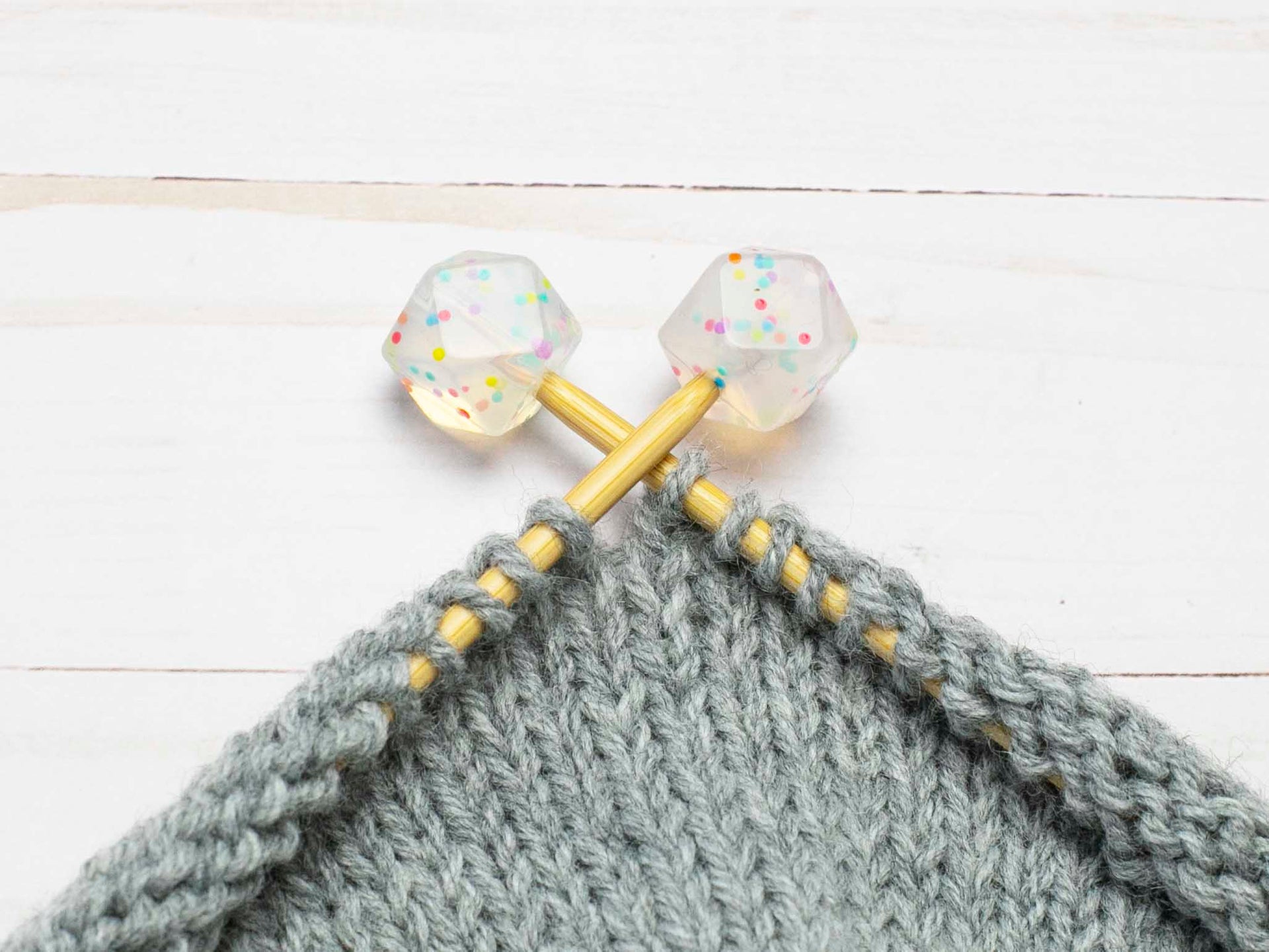 Fox & Pine Stitches Stitch Stoppers/Point Protector - Confetti Hexagon
