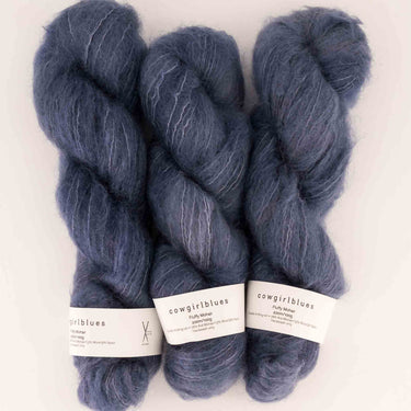 cowgirlblues Fluffy Mohair Yarn - Air Force