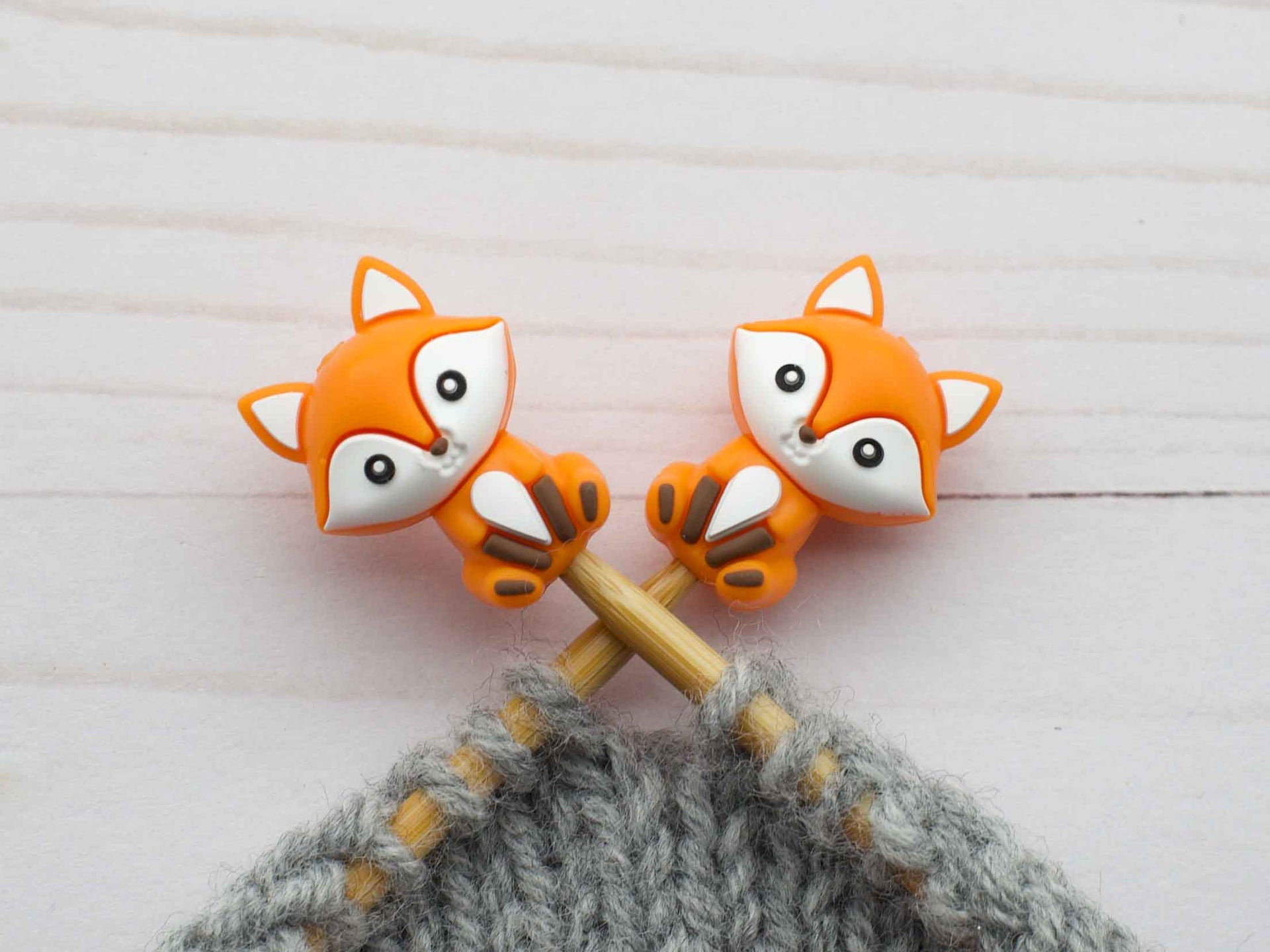 Fox & Pine Stitches Stitch Stoppers/ Point Protector - Baby Fox
